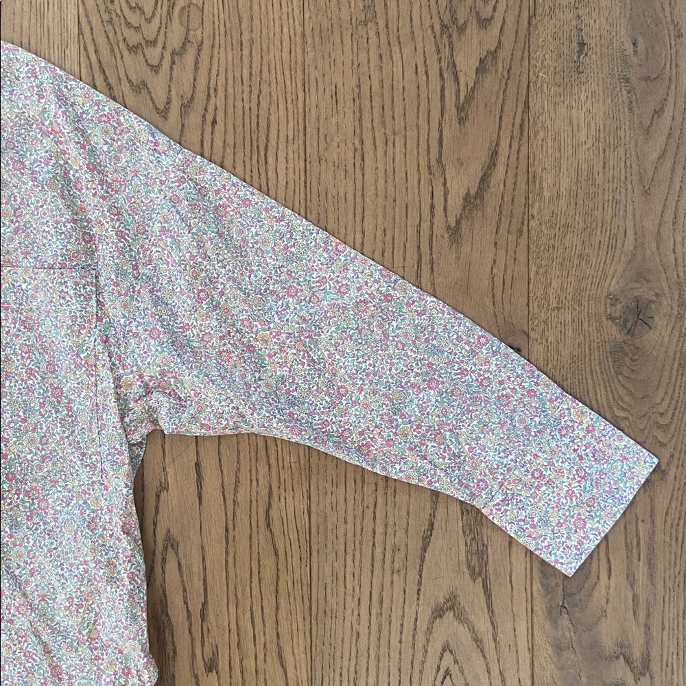 Secular Wild Flower Print Button Down - image 8